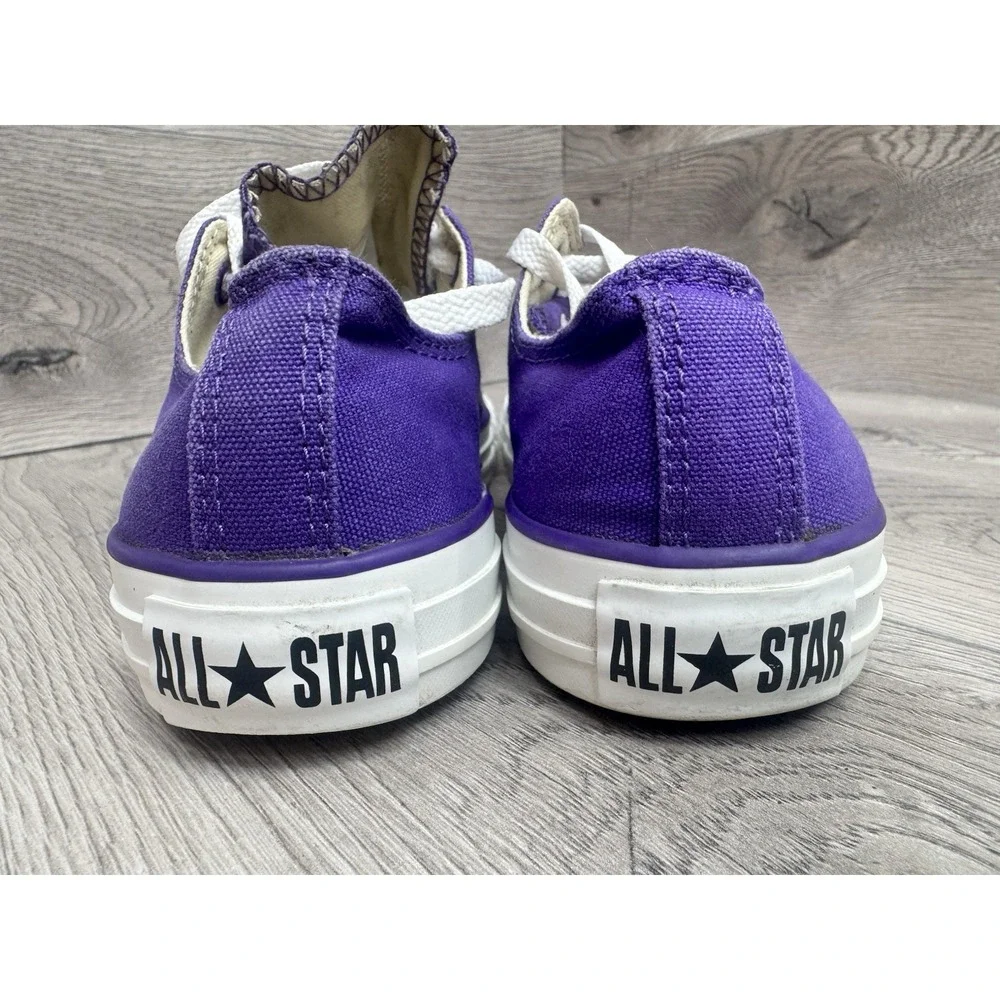 Converse Chuck Taylor All Star Low Top Purple Sneakers Mens 5 Womens 7 - Picture 10 of 10